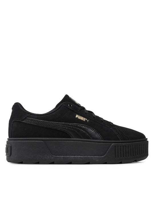 Puma Karmen Γυναικεία Flatforms Sneakers Μαύρα