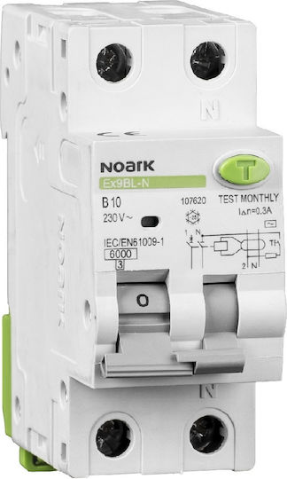 Noark Ex9BL-N Phase Earth Leakage Relay 10A
