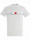 T-shirt Unisex " LOVE DESIGN ", Ash