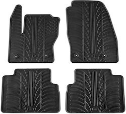 Gledring Set Front and Back 4pcs for Ford C-Max 2015 Black