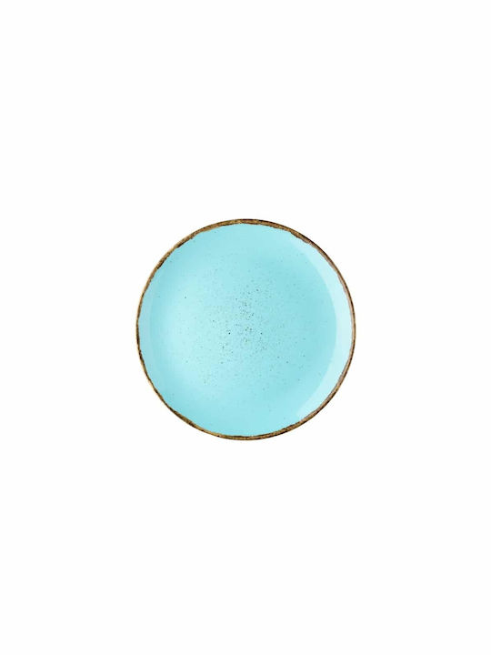Lukanda Plate Shallow made of Porcelain Thalassie with Diameter 23cm 6pcs