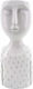 InTheBox Ipamo Planter Polyresin White 10.8x10.8x25.6cm.