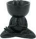 InTheBox Opolo Planter Polyresin Black 13.7x13.7x14.8cm.