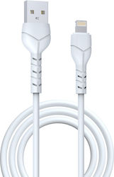 Devia Kintone USB-A zu Lightning Kabel Weiß 1m ...