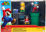 Jakks Pacific Παιχνίδι Μινιατούρα Super Mario Underground Diorama pentru vârsta de 3+ ani