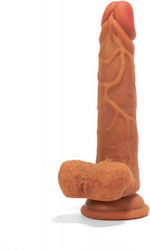 Chisa Novelties X-Men Double Layer Silicone Dildo Реалистично дилдо с Топки и Вендуза Плът 19см