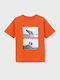 Kids' T-shirt Orange Follow The Sun