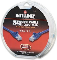 Intellinet 392143 U/UTP Cat.5e Ethernet Network Cable Length 0.3m Blue Intellinet 392143 U/UTP Cat.5e Ethernet Network Cable Length 0.3m Blue