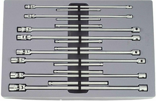 Force Hexagonal Breakable Sockets Set No 7-19mm