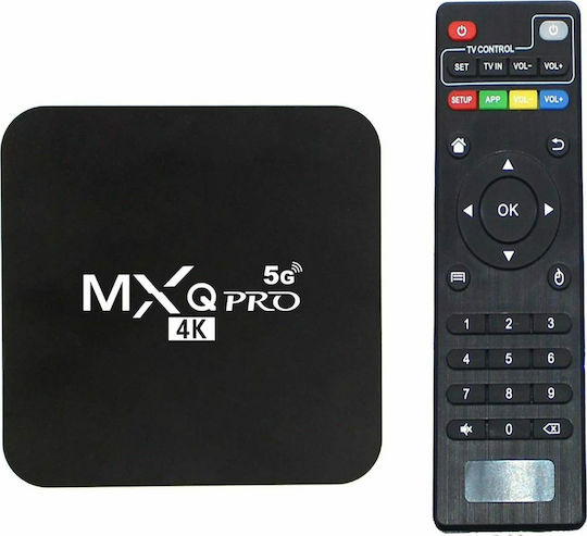 TV Box MXQ Pro 5G 4K UHD με WiFi USB 2.0 8GB RAM και 64GB Αποθηκευτικό Χώρο με Λειτουργικό Android 11.0
