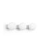 Elmark Doria Modern Lamp Bathroom with Socket G9 Silver 40x40cm