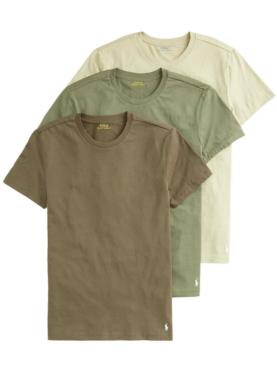 Ralph Lauren Men's Undershirts Short-sleeved 3Pack