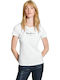 Virginia Γυναικείο T-shirt Λευκό