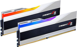 G.Skill Trident Z5 RGB 32GB DDR5 RAM με 2 Modules (2x16GB) και Ταχύτητα 6400 για Desktop