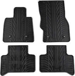 Gledring Set Front and Back 4pcs for Alfa Romeo Stelvio 2017 Black