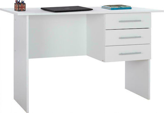 Desk Ensley Wooden White 120x60x76cm