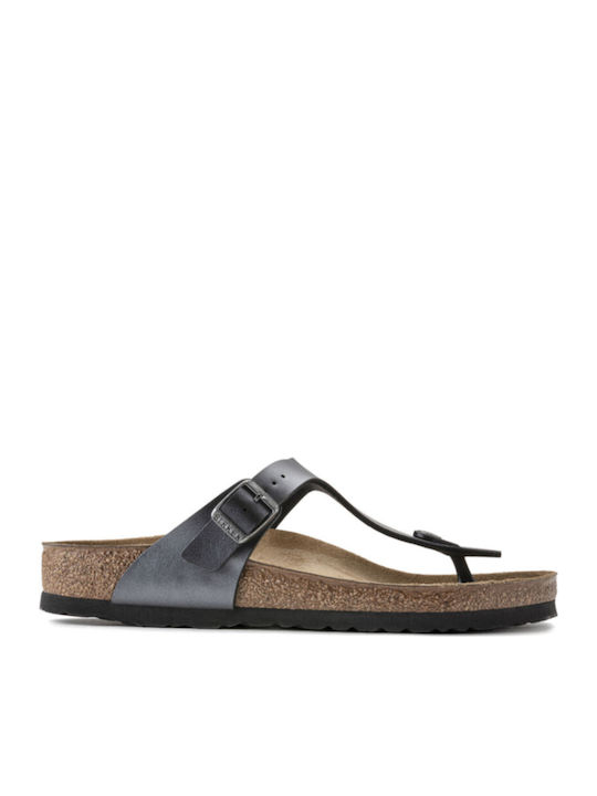 Birkenstock Gizeh Дамски Анатомични Черни Санда...