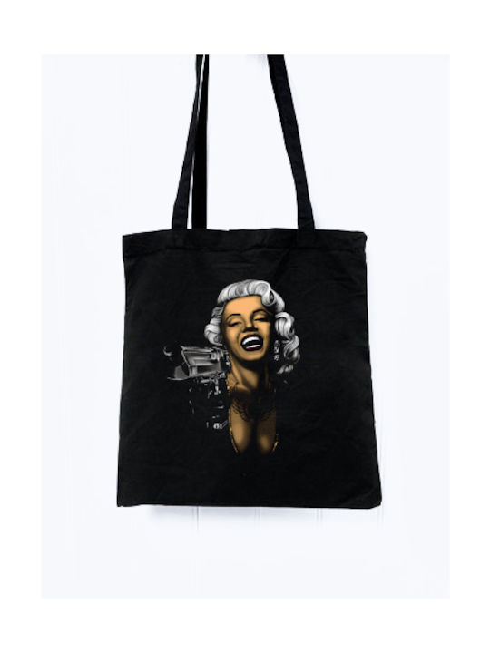 Marilyn Monroe shopping bag in black