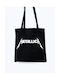 Metallica τσάντα για ψώνια σε χρώμα μαύρο