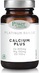 Power Of Nature Platinum Range Calcium Plus Ca 400mg Mg 130mg & D3 100IU