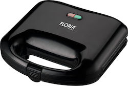 Zilan Sandwich Maker for for 2 Sandwiches Sandwiches 750W Black