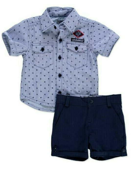 Losan Kids Set with Shorts Summer 2pcs Blue