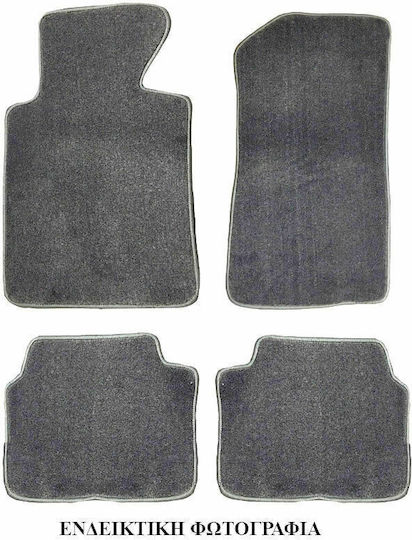 Carner Set of Front and Rear Mats 4pcs for Honda CR-V 2007-2011 Gray