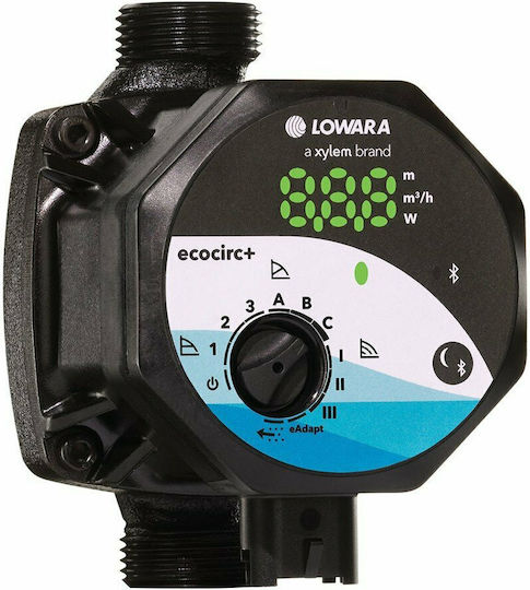 Lowara Ecocirc L+ 25/8 Ηλεκτρονικός Κυκλοφορητής Θέρμανσης / Κλιματισμού 180mm