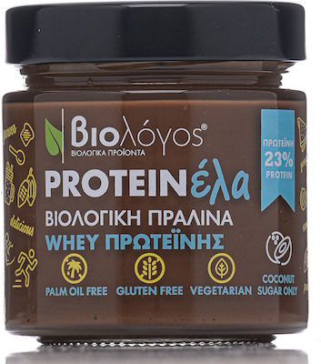 Βιολόγος Βιολογική Πραλίνα Proteinέλα Whey με Έξτρα Πρωτεΐνη 250gr