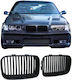 Carner Καρδιές Μάσκας για Bmw 3 E36 1990-1996 Μαύρο Ματ