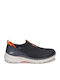 Go Walk 6 Men's Canvas Slip-Ons Blue