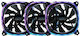 Lamptron Diamond+ Case Fan 120mm (1500rpm) με ARGB Φωτισμό και Σύνδεση 4-Pin PWM 3τμχ
