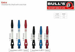 Bull's Cetra Aluminium Shaft Ουρές για Βελάκια Medium Black