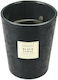 JK Home Decoration Scented Candle Jar with Scent Black Tabac Black 11.5x14cm 1pcs