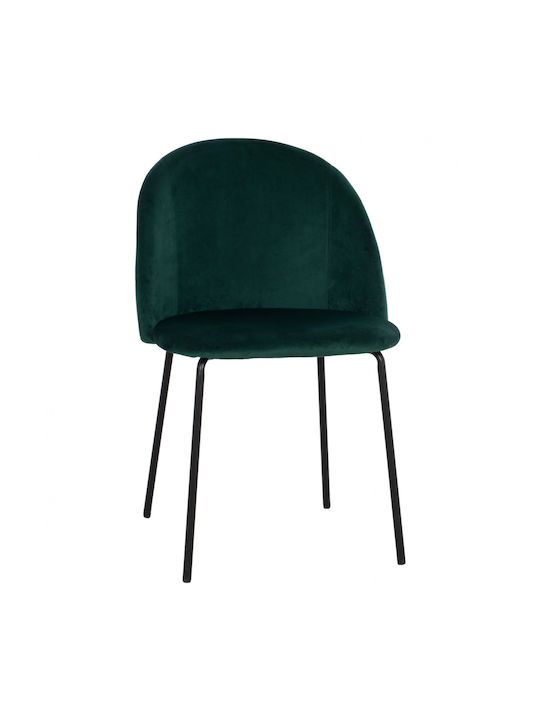 Clara Dining Room Velvet Chair Κυπαρισσί 50x50x80cm