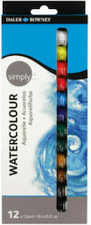 SIMPLY NEW COLOURS 12pcs*12ml DALER ROWNEY