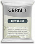 Cernit Metallic Полимерен Глина Silver 56гр CE087080