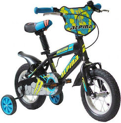 Alpina Beleno 14" Детски Велосипед BMX Черен