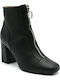 Leather Women's Ankle Boots Black