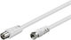 Goobay Καλώδιο Δορυφορικής F-Connector male - Coax female 5m (11831)