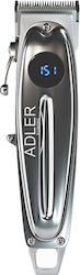 Adler Rechargeable Hair Clipper Silver AD 2831