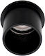 Geyer Round Metallic Recessed Spot with Socket GU10 Black