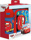 Διακάκης Kids Set Lunch Plastic Box Red