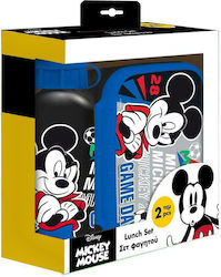 Διακάκης Πλαστικό Παιδικό Σετ Φαγητού Mickey Μαύρο