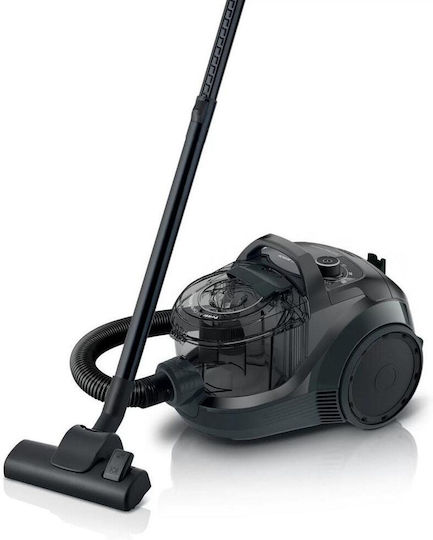 Bosch BGC21X200 Ηλεκτρική Σκούπα 550W με Κάδο 2lt Μαύρη