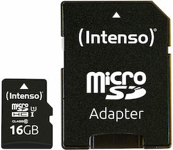 Intenso Performance R90 microSDHC 16GB Class 10 U1 UHS-I with Adapter