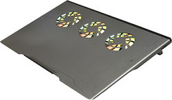 NOD Cold Core Cooling Pad για Laptop έως 17.3" με 3 Ανεμιστήρες και Φωτισμό