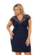 Donna Women's Nightdress Navy Blue Tess 141565