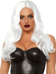 Leg Avenue A2829 Long Wavy Wig Περούκα Λευκή