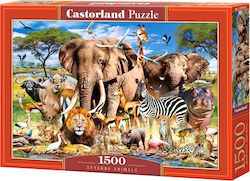 Savanna Animals Puzzle 2D 1500 Pieces